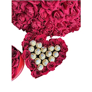 Ferrero Rocher Flower Heart