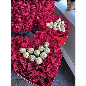 Ferrero Rocher Flower Heart